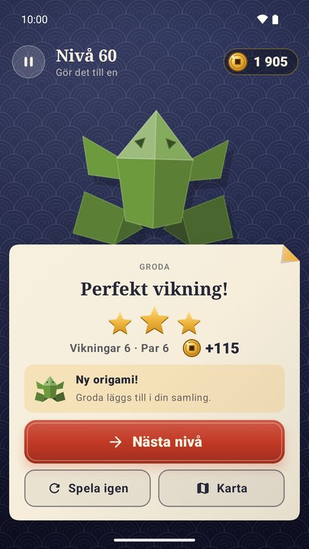 1B Fold: Perfekt vikning
