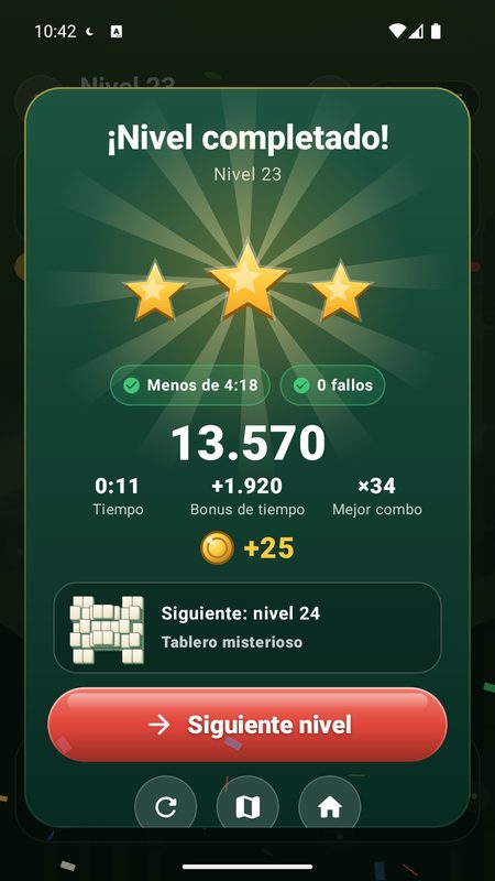 1B Mahjong: Estrellas por buen tiempo y juego limpio