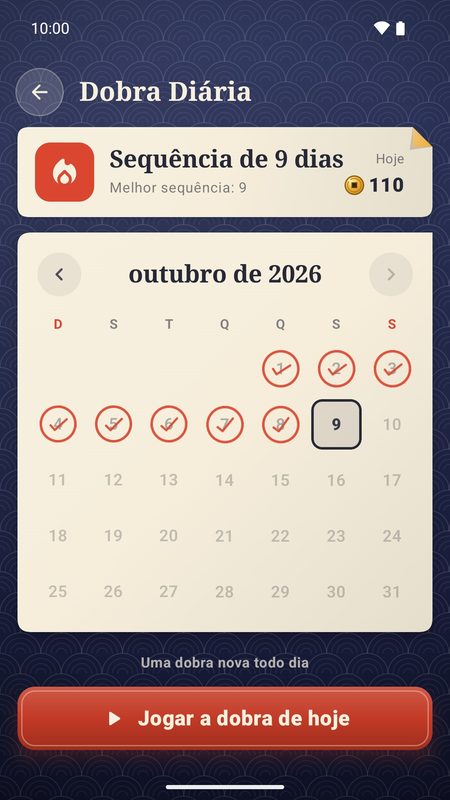 1B Fold: Dobra diária