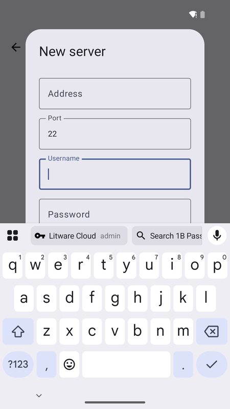 1B Pass: Autofill suggestions right above your keyboard