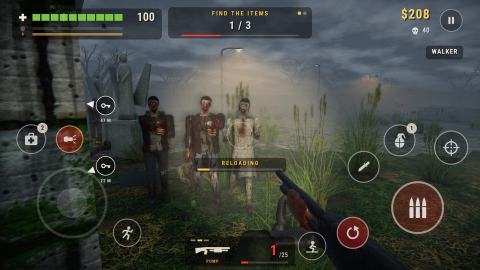 1B Zombie Hunter: Cemetery